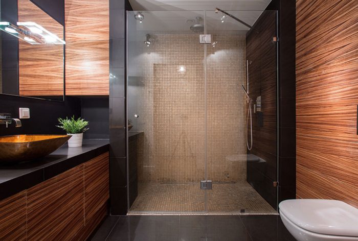 mampara de baño