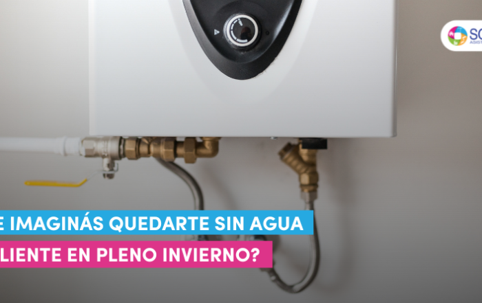 ¿TE IMAGINAS QUEDARTE SIN AGUA CALIENTE EN PLENO INVIERNO?